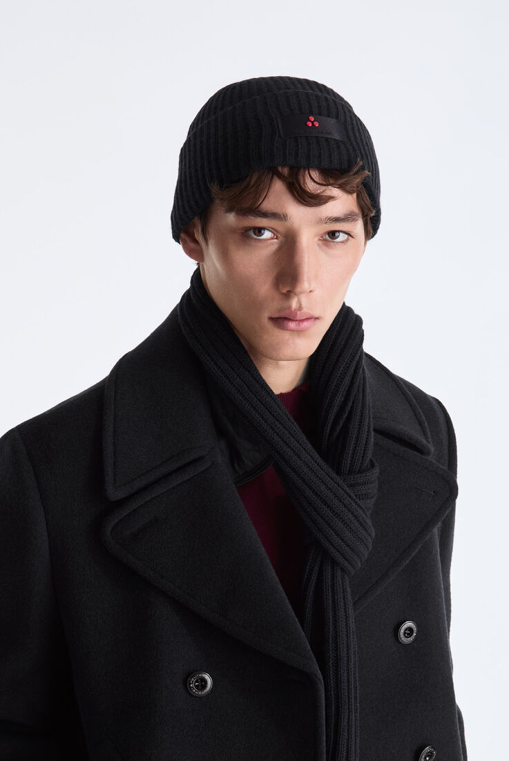 Ribbed Cashmere Blend Hat  Peuterey - medium