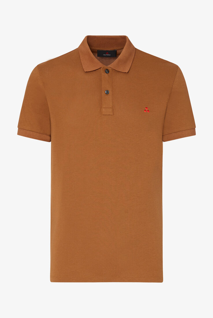 Cotton pique polo shirt with embroidered logo  Peuterey - still-fondo-neutro