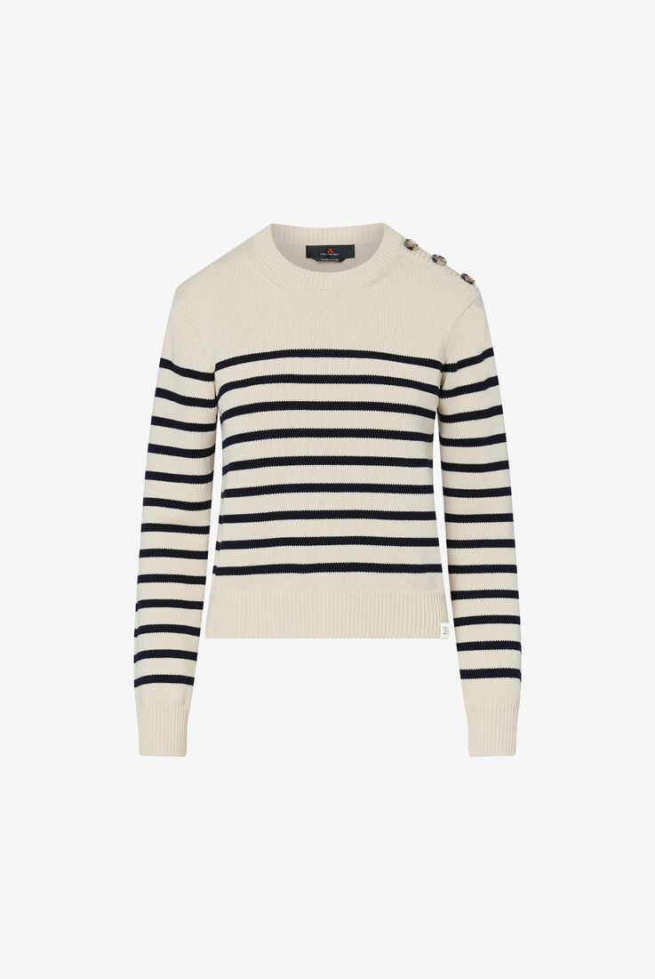 Striped cotton knit sweater  Peuterey - still-fondo-neutro