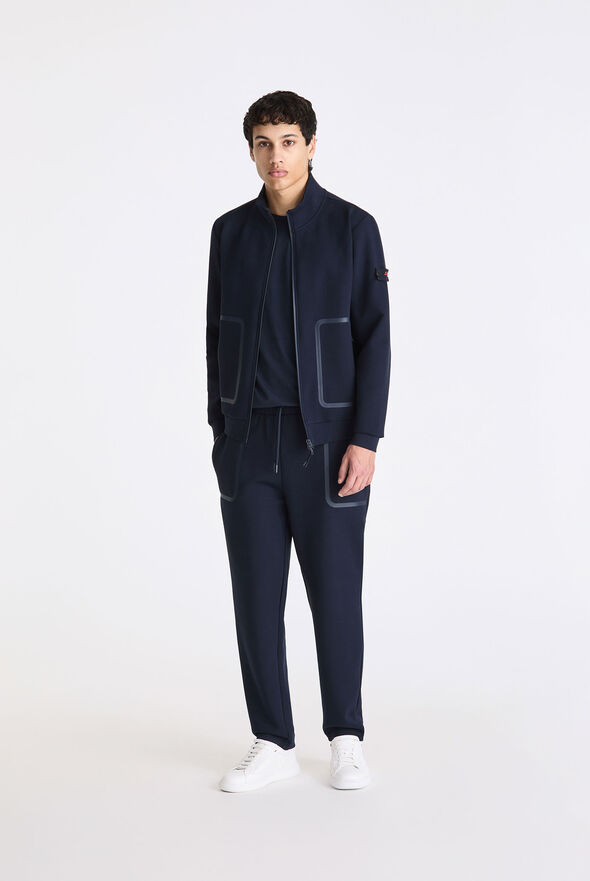 Felpa con tasche con nastrature gommate  Peuterey - medium