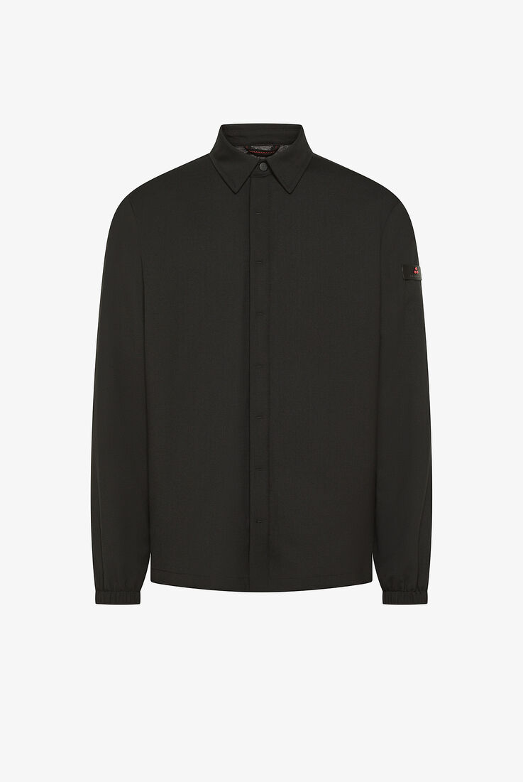 Wool Blend Overshirt  Peuterey - still-fondo-neutro