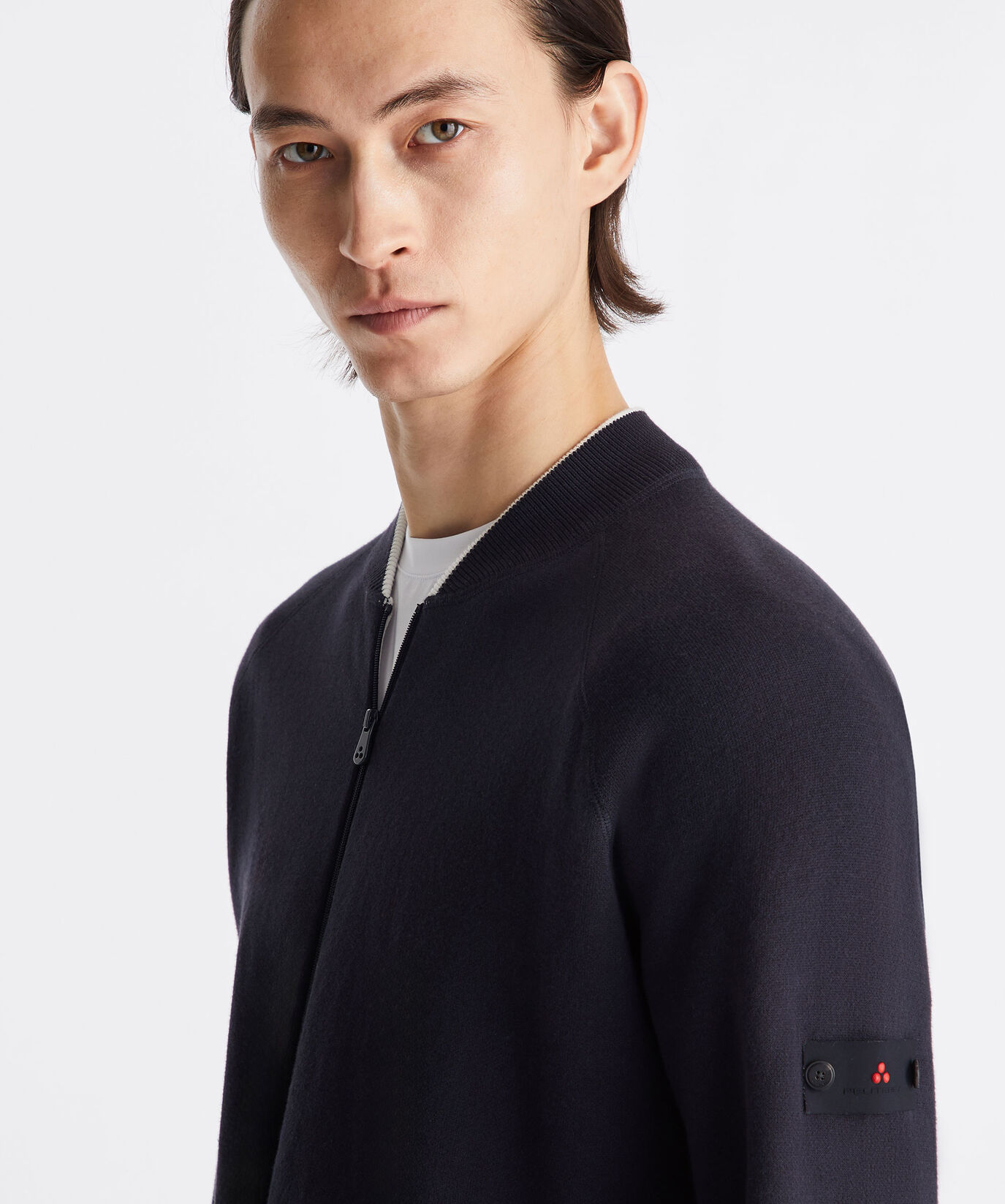 Blouson avec fermeture zipp&eacute;e int&eacute;grale effet sweat-shirt  Peuterey - large