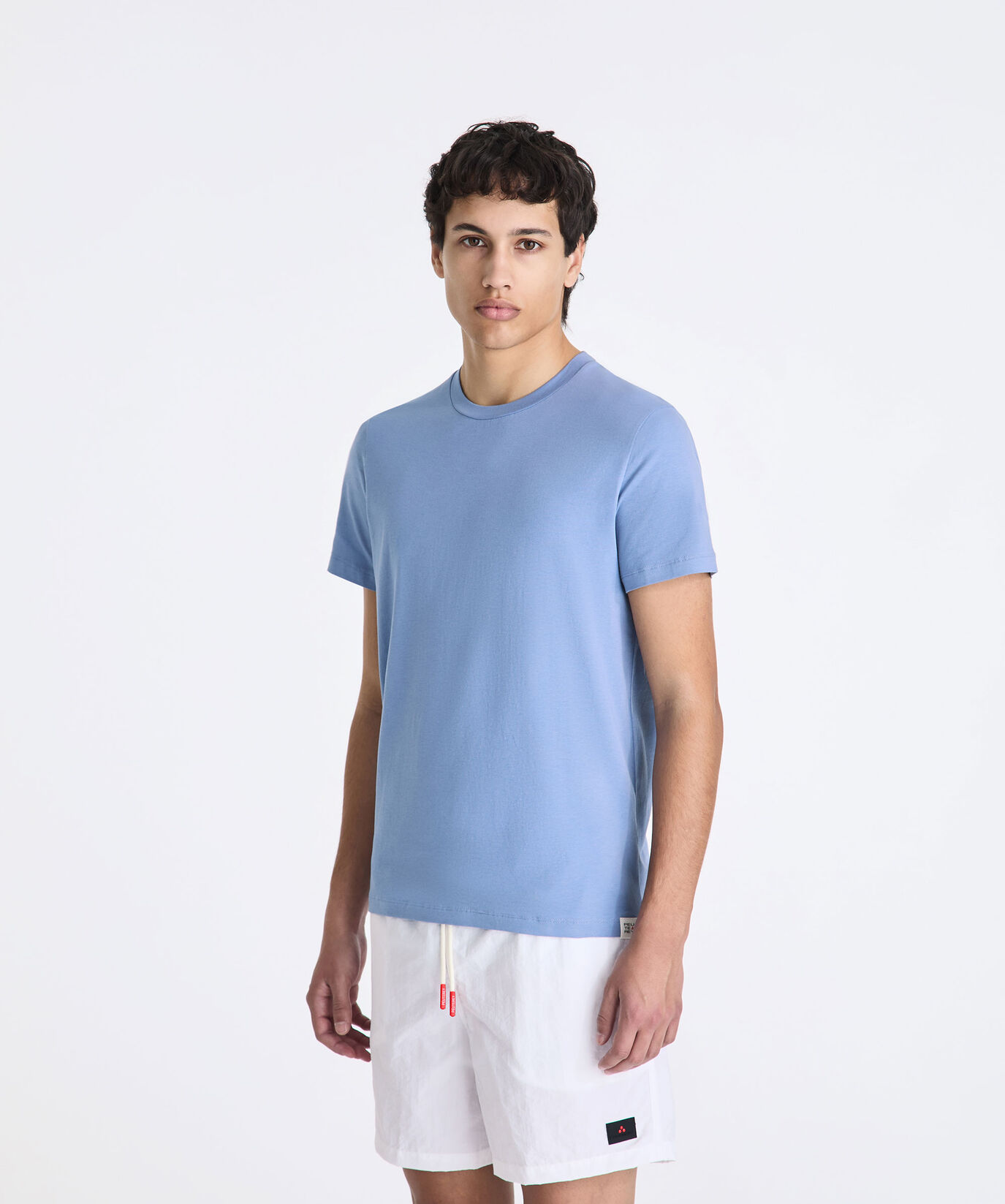 T-Shirt aus Baumwollstretch mit Printlogo  Peuterey - large image number 1