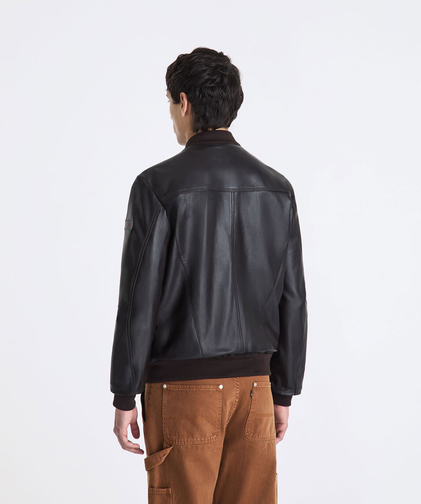 Leather jacket with chest pockets  Peuterey - large