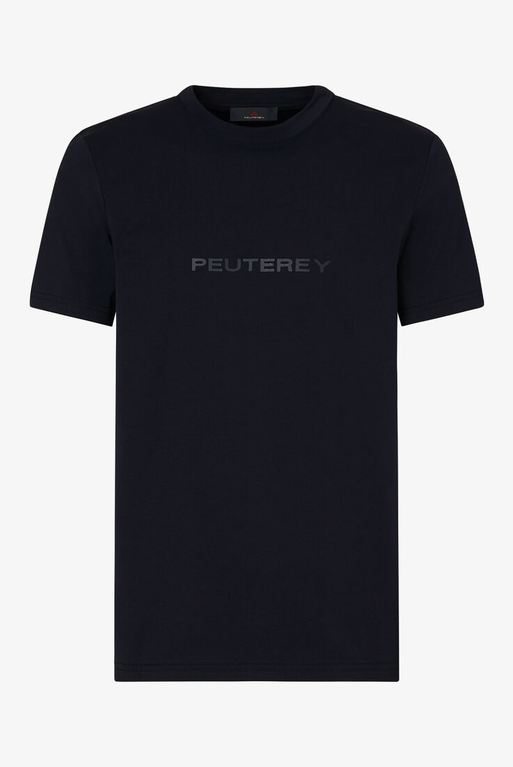 T-shirt with heat-taped lettering  Peuterey - still-fondo-neutro