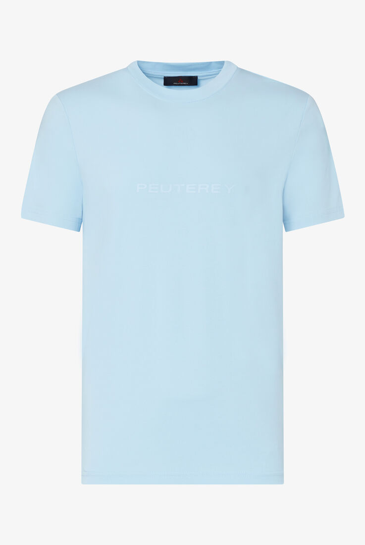 T-shirt with heat-taped lettering  Peuterey - still-fondo-neutro