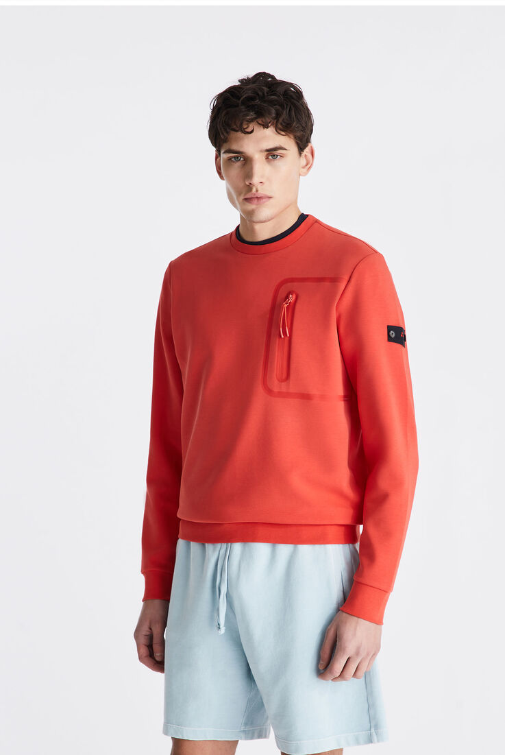 Sweat-shirt avec poche et d&eacute;tails gans&eacute;s  Peuterey - medium