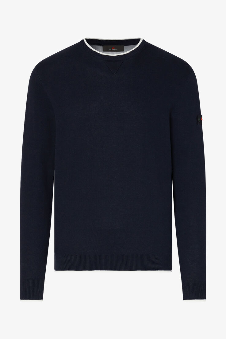 Cotton and nylon blend sweater with fleece effect  Peuterey - still-fondo-neutro