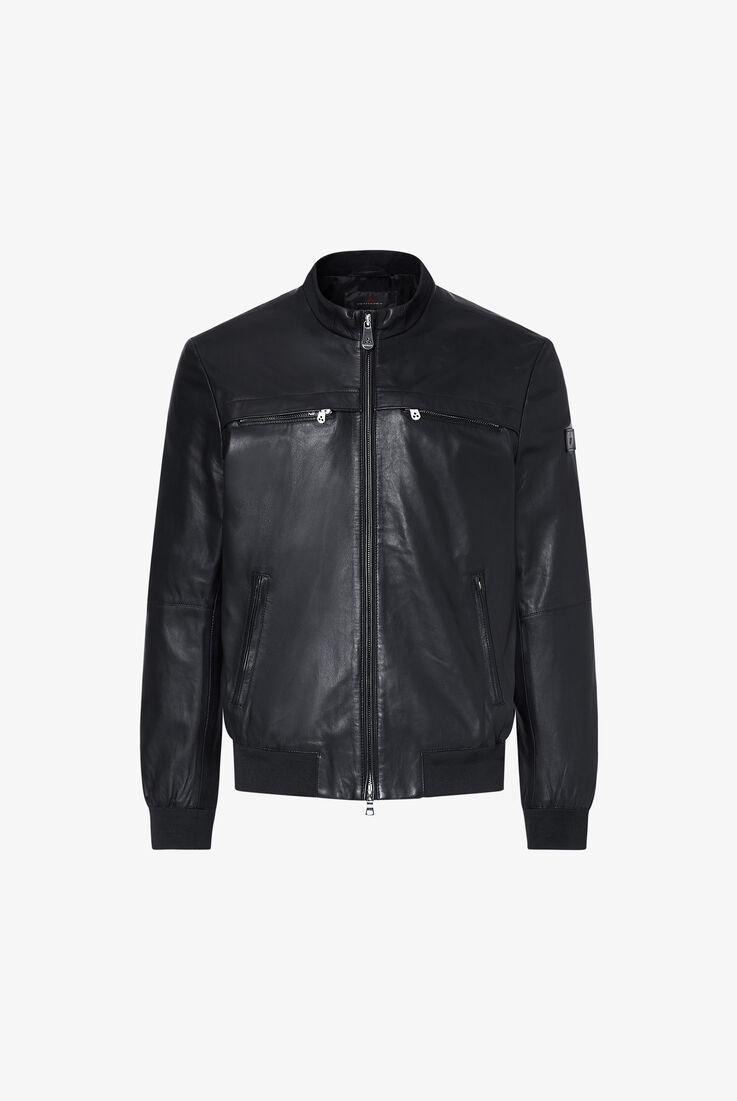 Veste en cuir avec poches poitrine  Peuterey - still-fondo-neutro