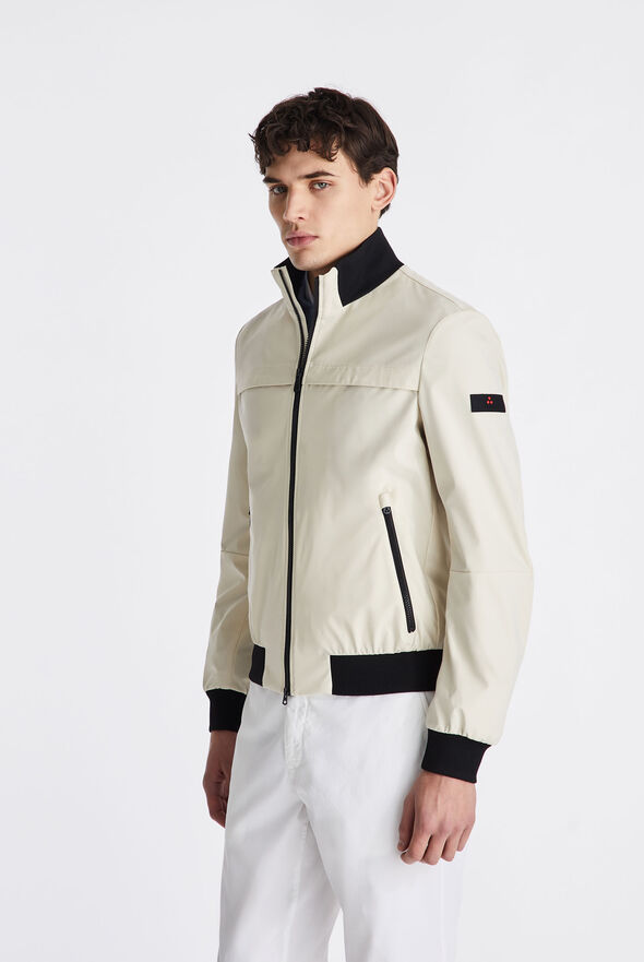 Blouson bomber stretch avec d&eacute;tails contrast&eacute;s  Peuterey - medium