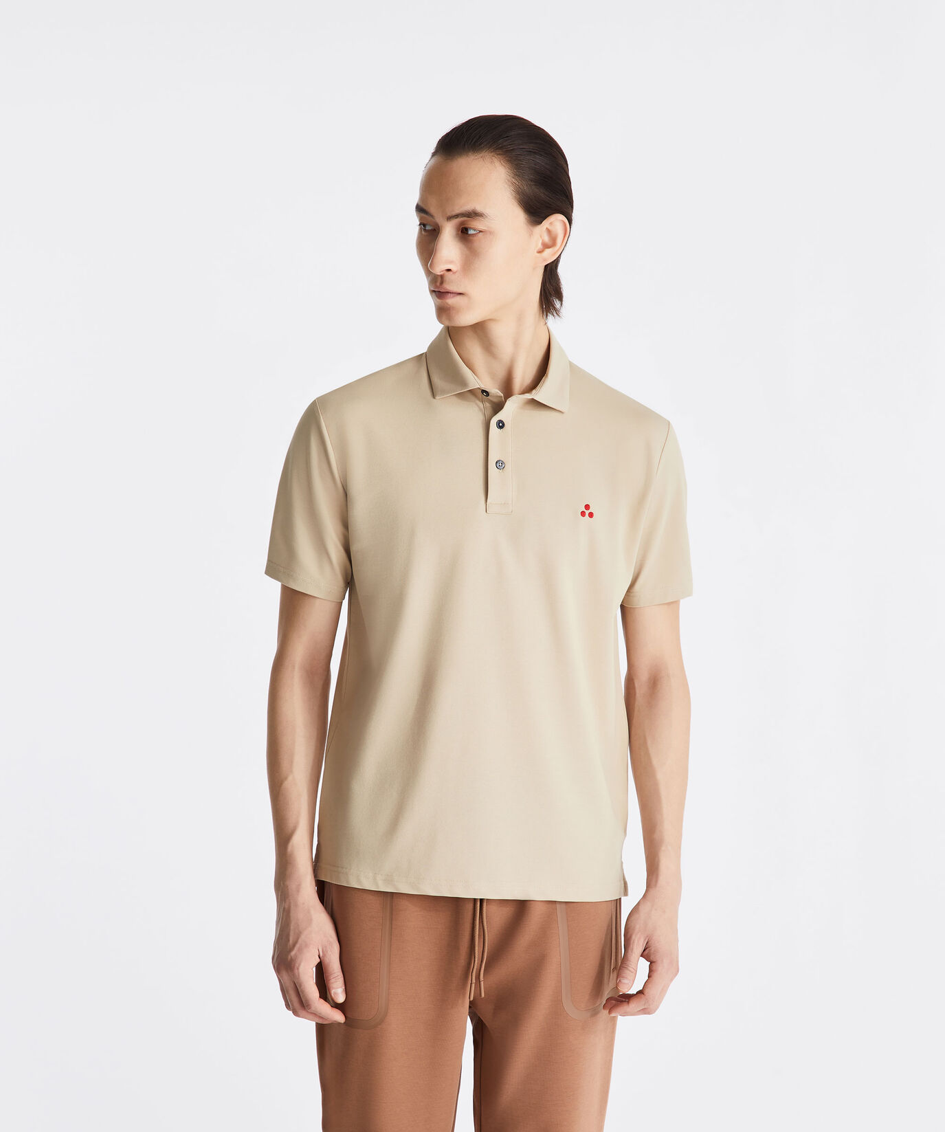 Stretch cotton pique polo shirt  Peuterey - large image number 1
