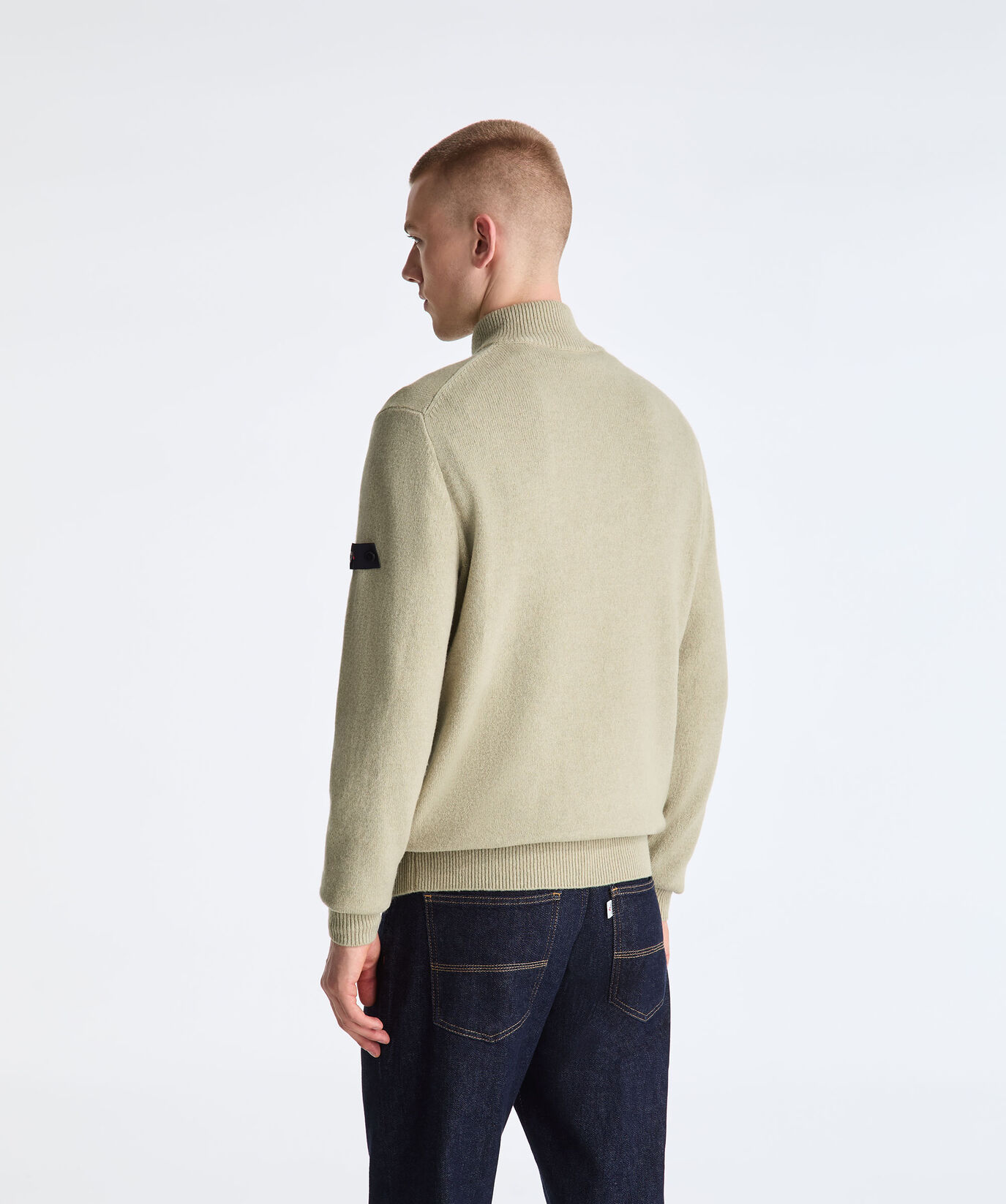Yak Wool Sweater with Half Zip  Peuterey - large