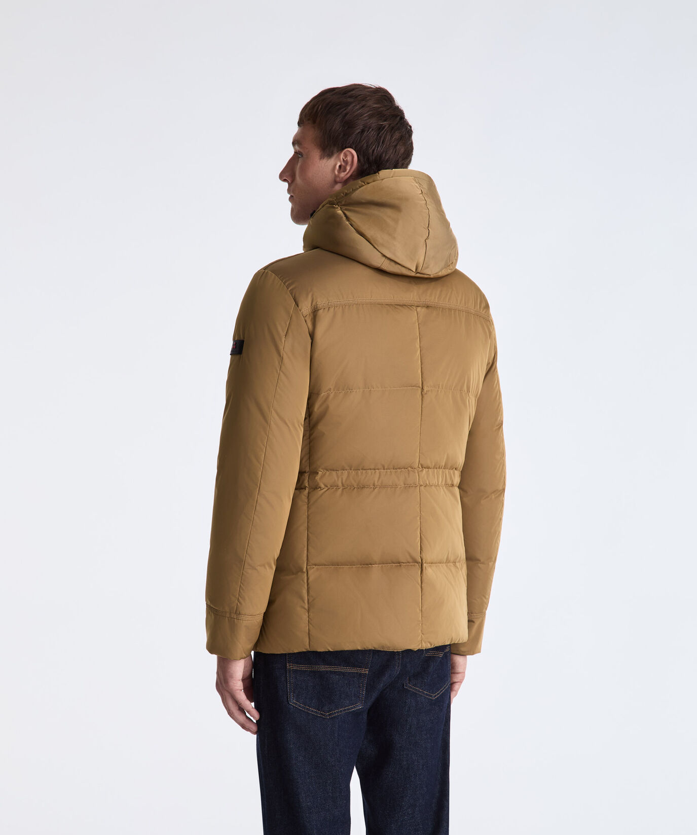 Taffeta Field Jacket with Fur Hood  Peuterey - large