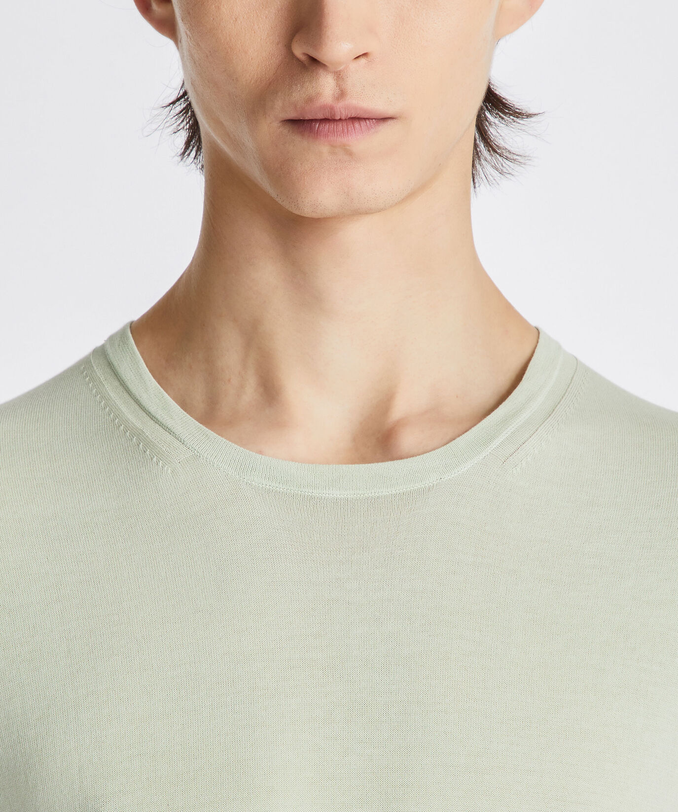 T-Shirt aus st&uuml;ckgef&auml;rbtem Baumwolltrikot  Peuterey - large