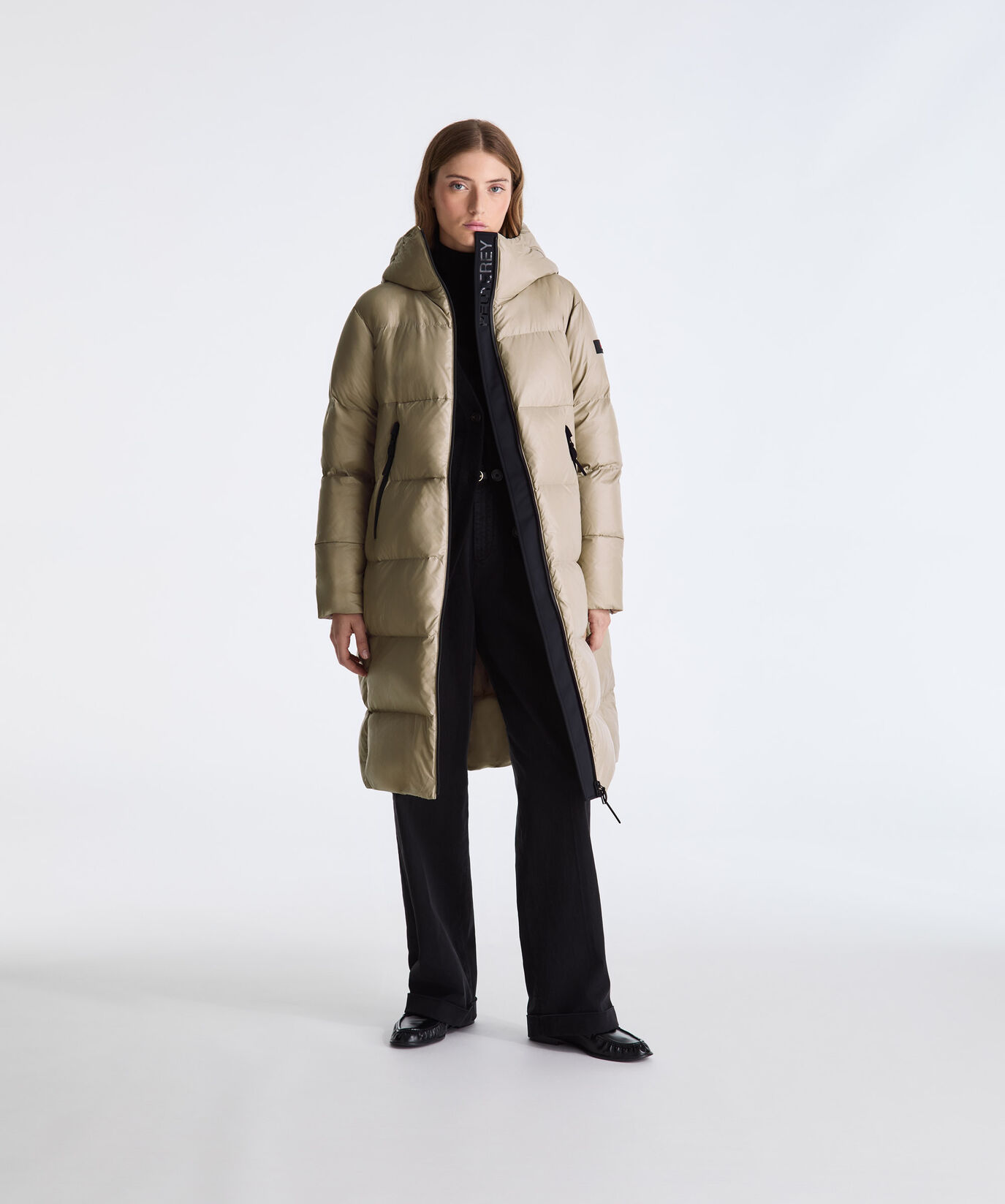 Long Shiny Nylon Down Jacket  Peuterey - large image number 0