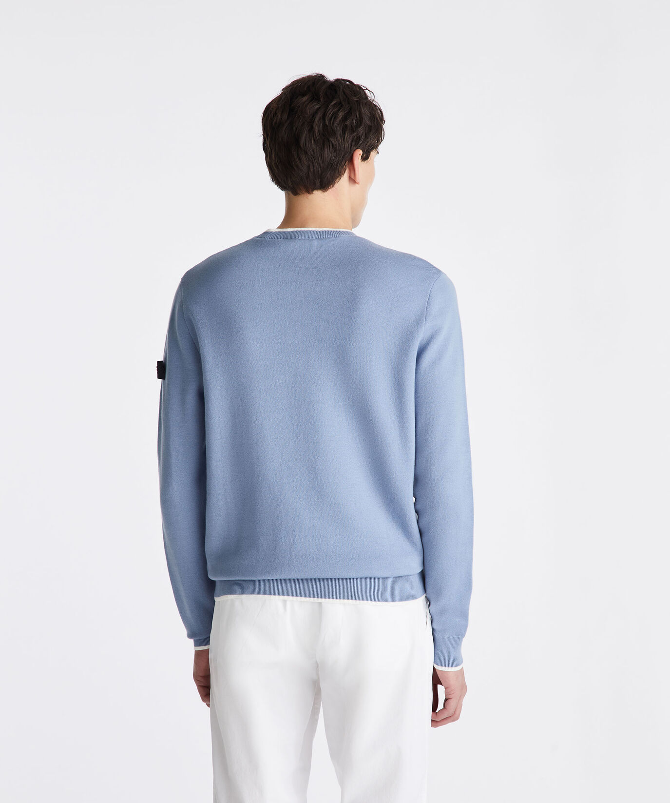 Pull en coton et nylon m&eacute;lang&eacute;s effet sweat-shirt  Peuterey - large