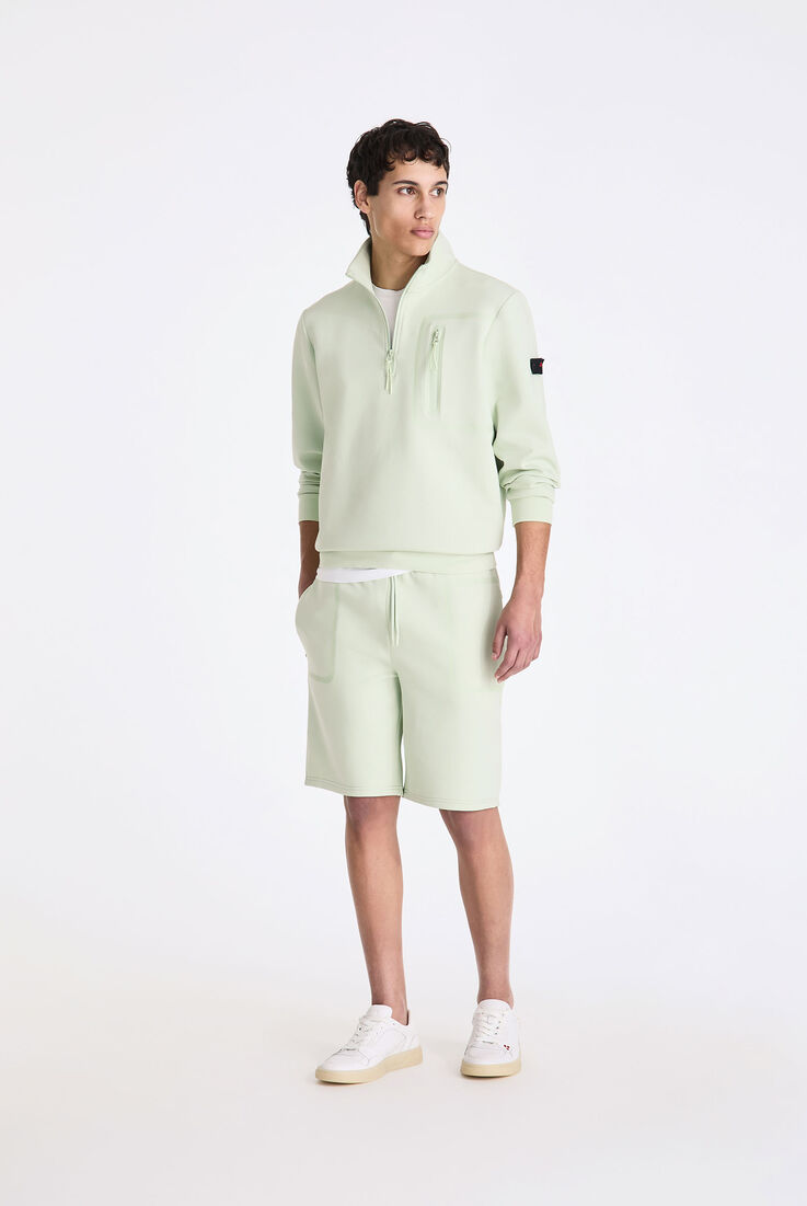 Sweat-shirt &agrave; col roul&eacute; avec demi-zip  Peuterey - medium