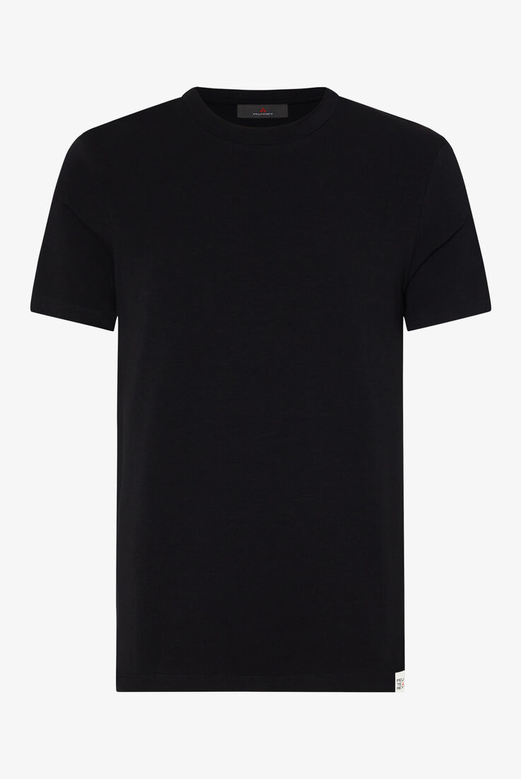 Stretch cotton T-shirt with printed logo  Peuterey - still-fondo-neutro