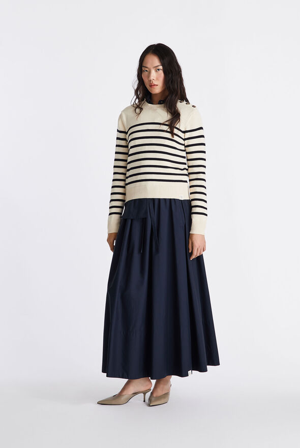 Pull en tricot de coton ray&eacute;  Peuterey - medium