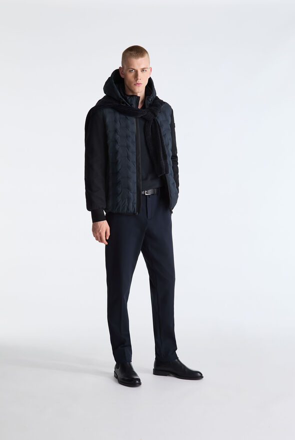Chaqueta de doble tejido con acolchado geom&eacute;trico  Peuterey - medium