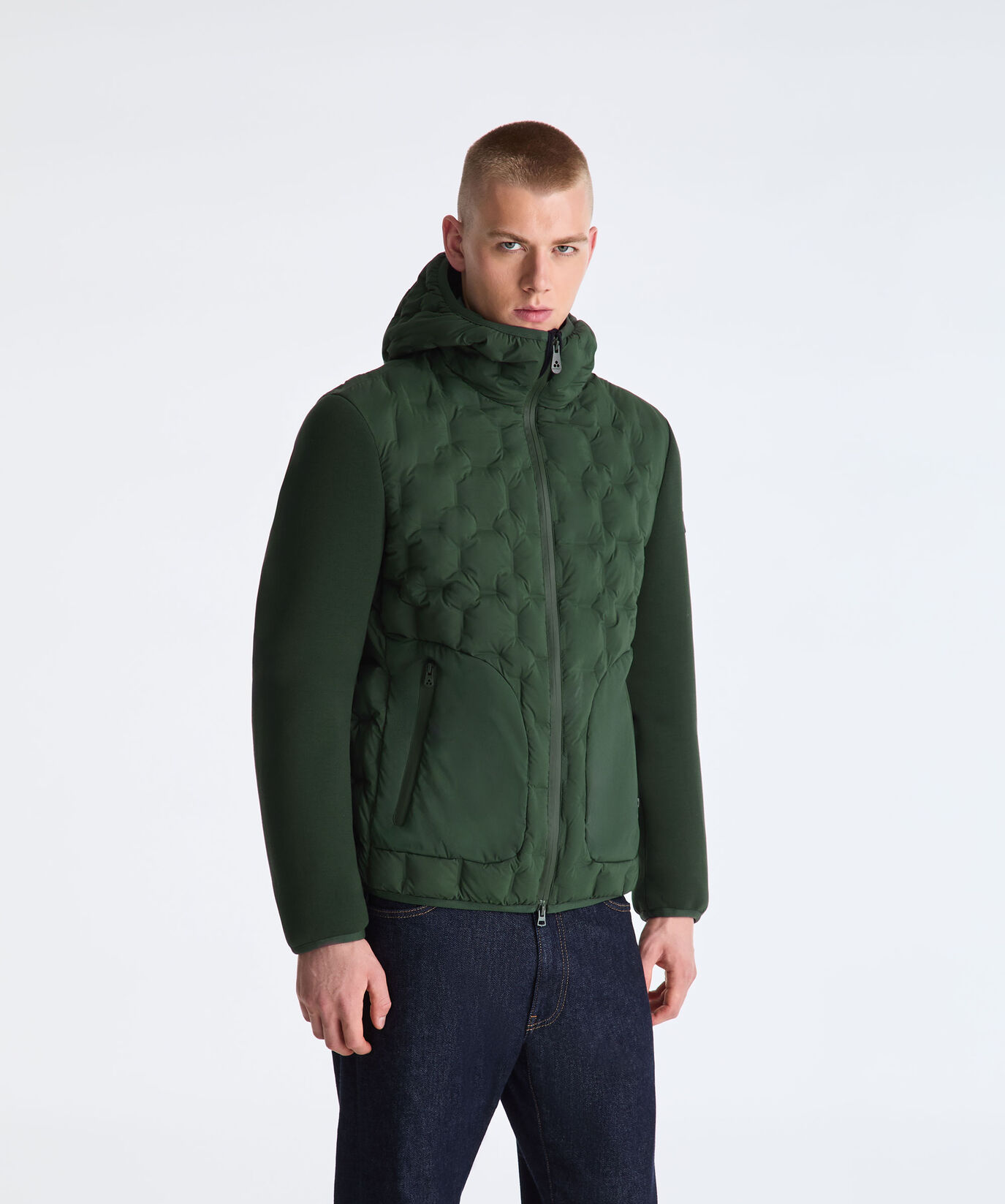 Double-Material Hybrid Jacket  Peuterey - large image number 1