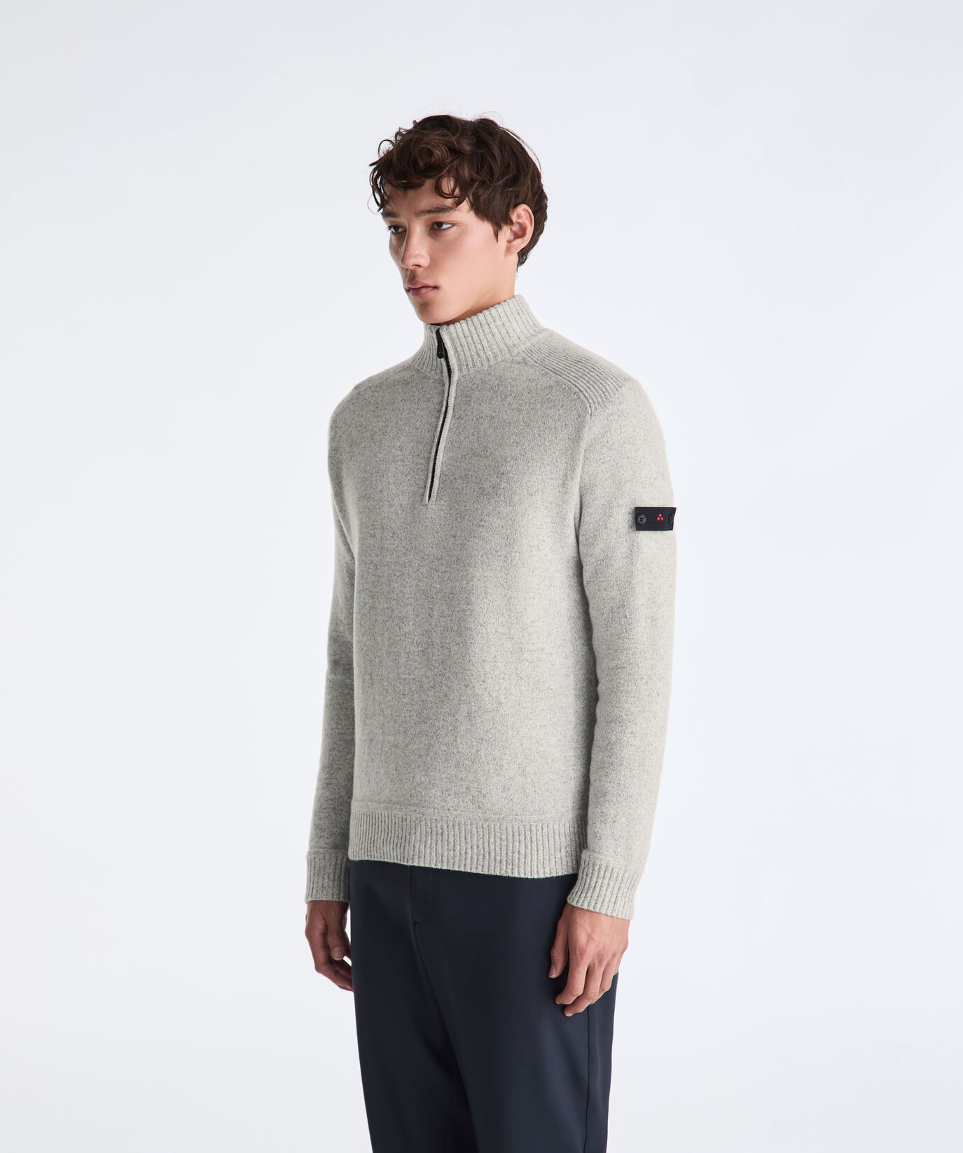 Moulin&eacute; Wool Sweater with Half Zip  Peuterey - large image number 1
