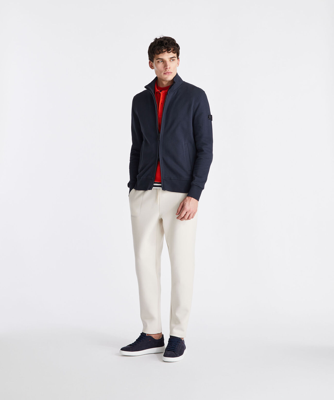 Sweatshirt with stand-up collar and full zip  Peuterey - large image number 0