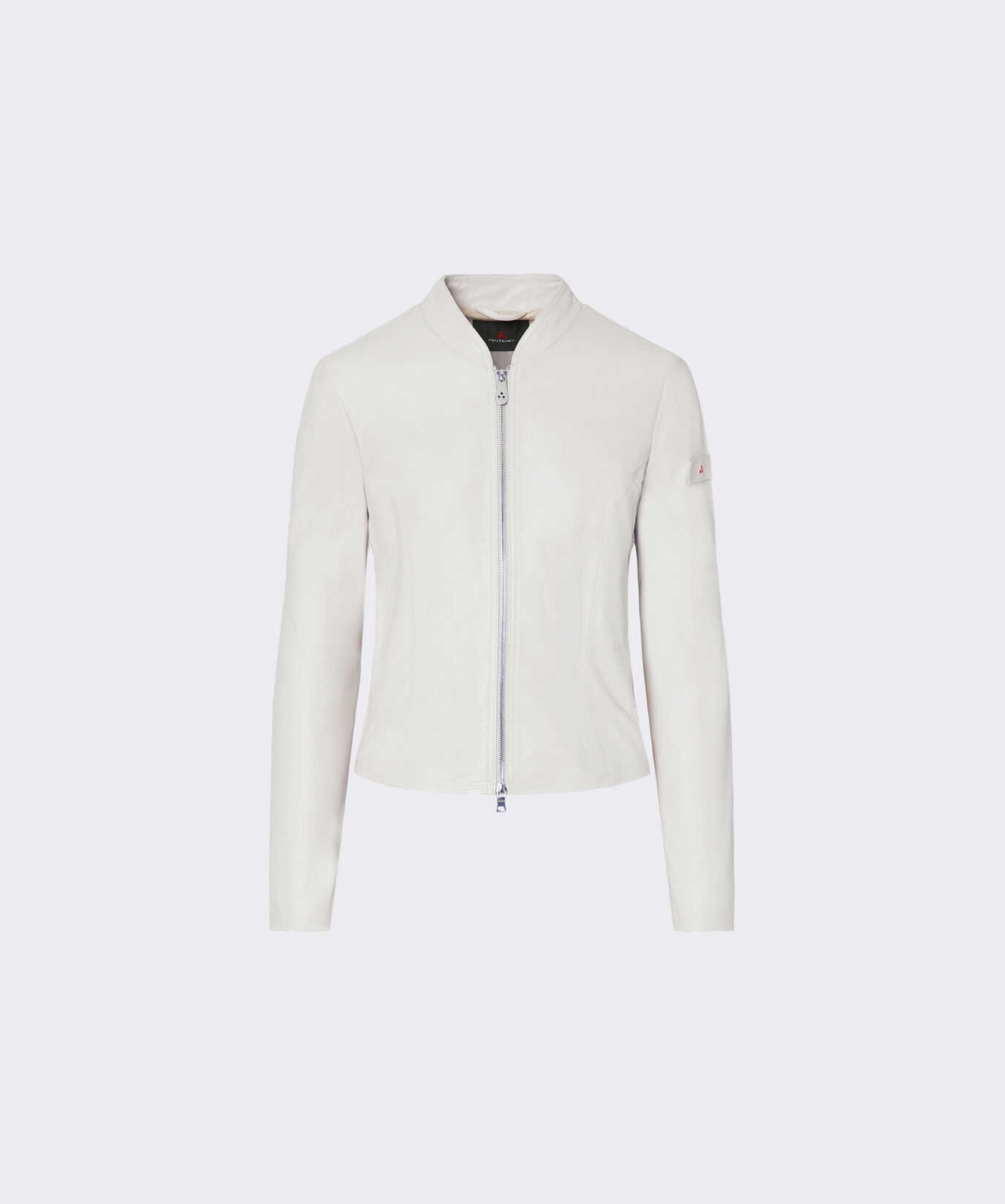 Kurze Bikerjacke aus gef&auml;rbtem Nappaleder  Peuterey - large