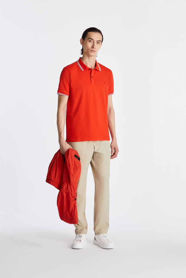 Poloshirt aus Baumwoll-Stretch-Piqu&eacute;  Peuterey - medium