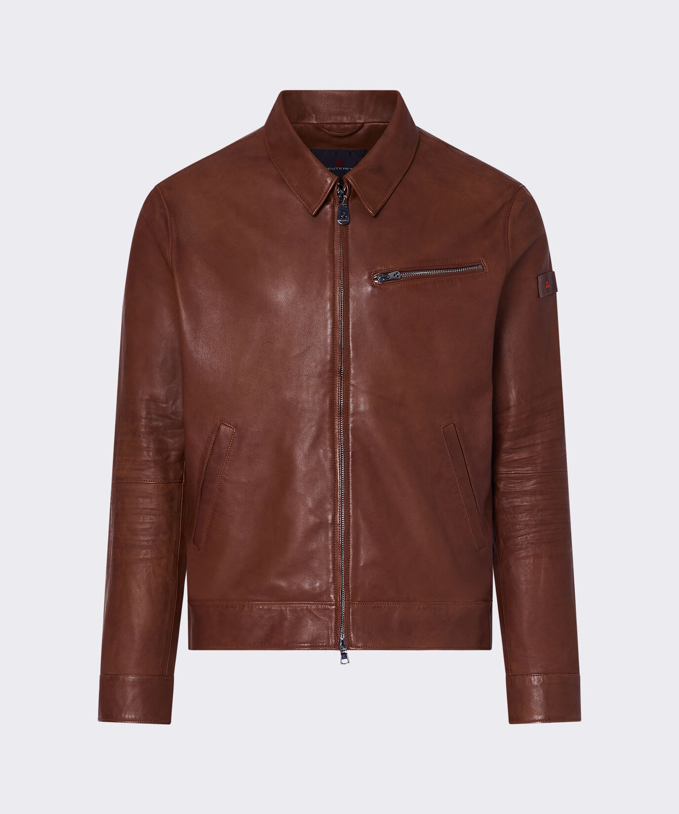 Veste en cuir avec col  Peuterey - large