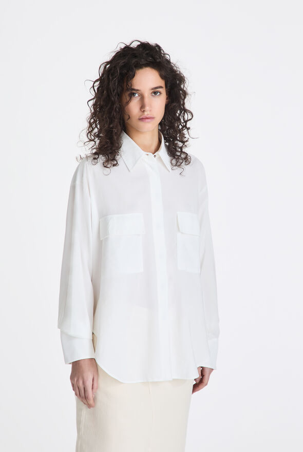 Oversize-Hemd mit gro&szlig;en Taschen  Peuterey - medium