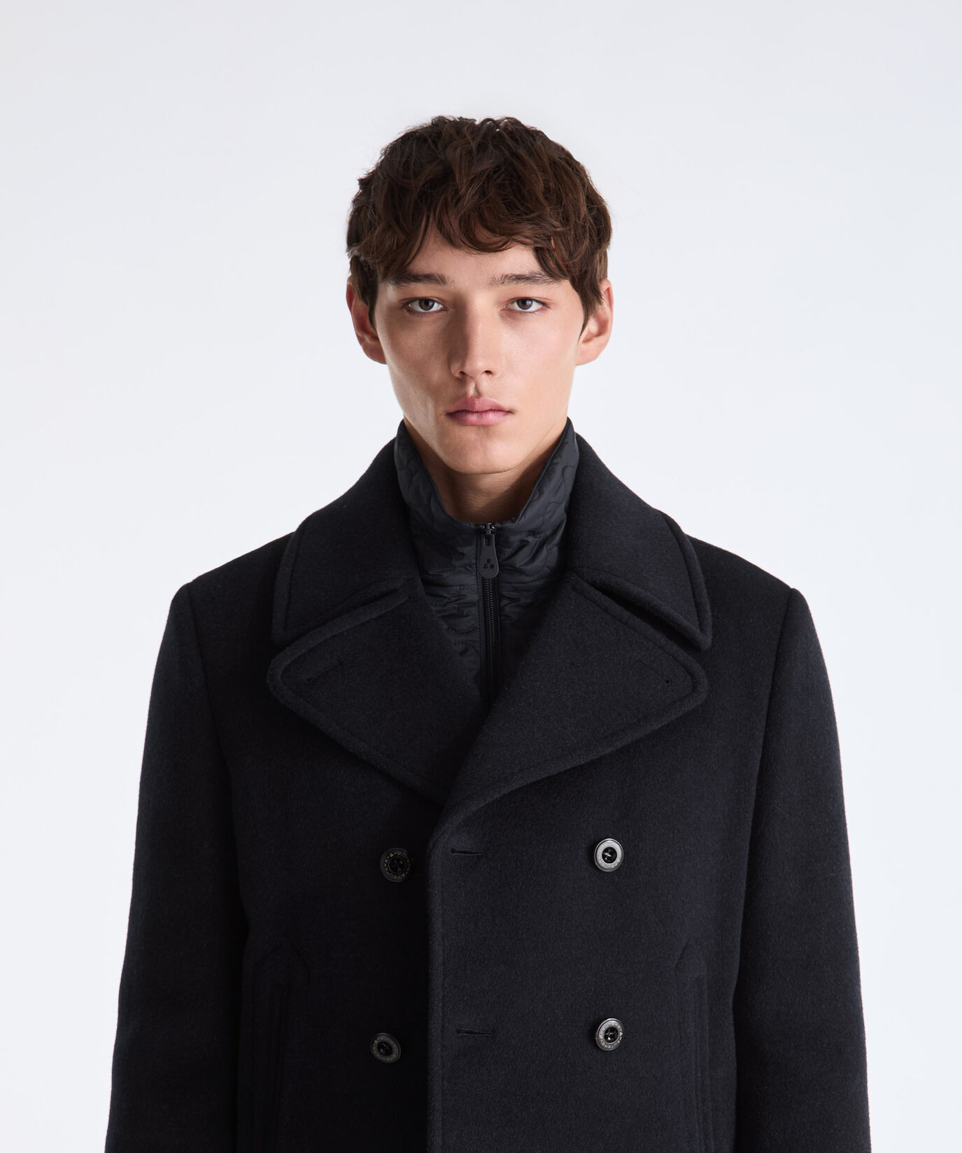 Veste &agrave; double boutonnage avec plastron amovible  Peuterey - large