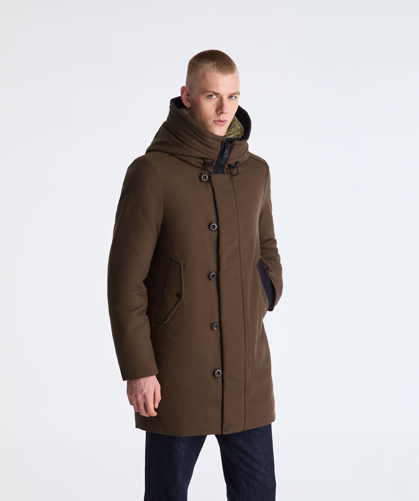 Funktionaler Parka mit Pelzbesatz  Peuterey - large image number 1