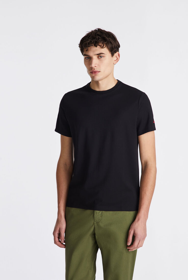 Stretch cotton and silk pique t-shirt  Peuterey - medium