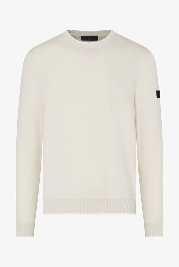 Cotton and nylon blend sweater with fleece effect  Peuterey - still-fondo-neutro