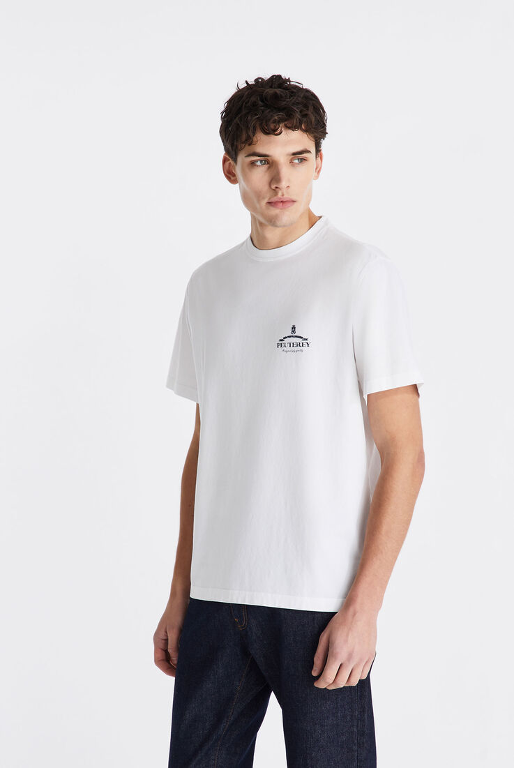 T-Shirt mit Print und Peuterey-Schriftzug auf der Brust  Peuterey - medium