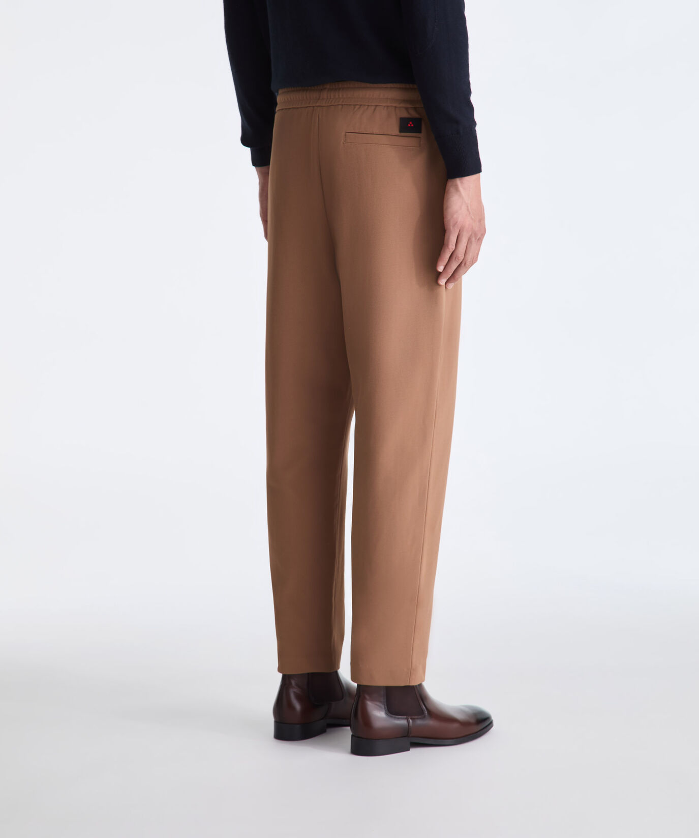 Stretch Nylon Cavalry Twill Jersey Joggers  Peuterey - large