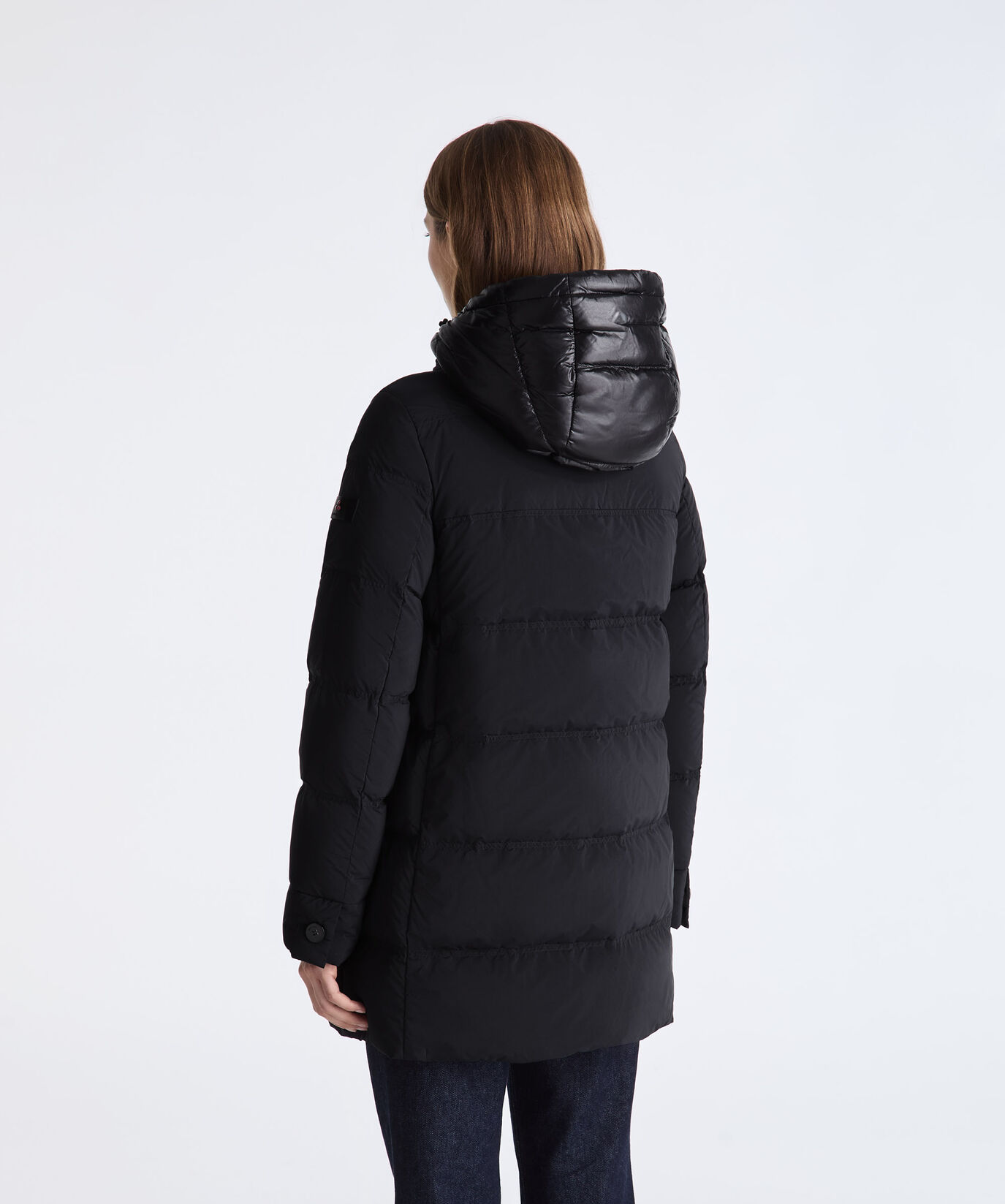 Down jacket with contrasting hood  Peuterey - large