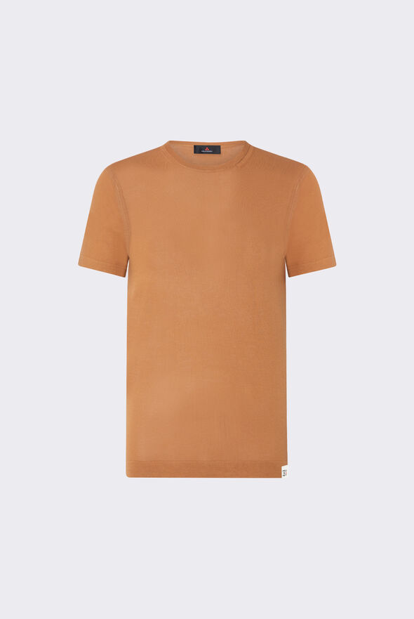 T-shirt in tricot di cotone tinto capo  Peuterey - medium