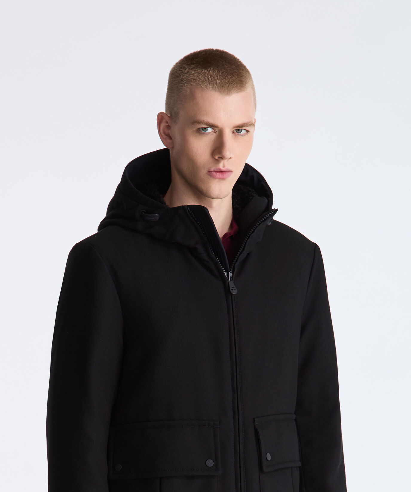 Jacket with Faux Fur Hood  Peuterey - large image number 4