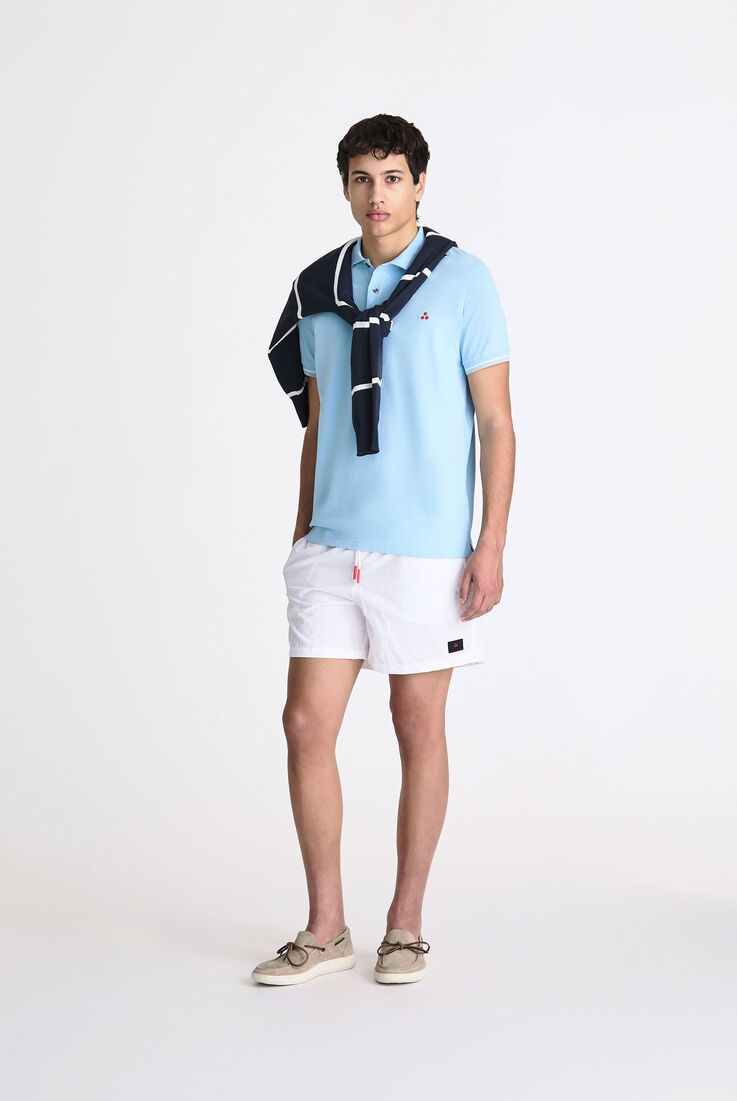 Stretch cotton pique polo shirt  Peuterey - medium