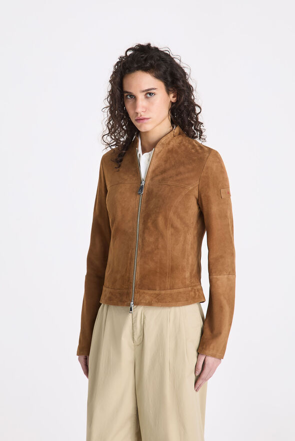 Suede leather biker jacket  Peuterey - medium