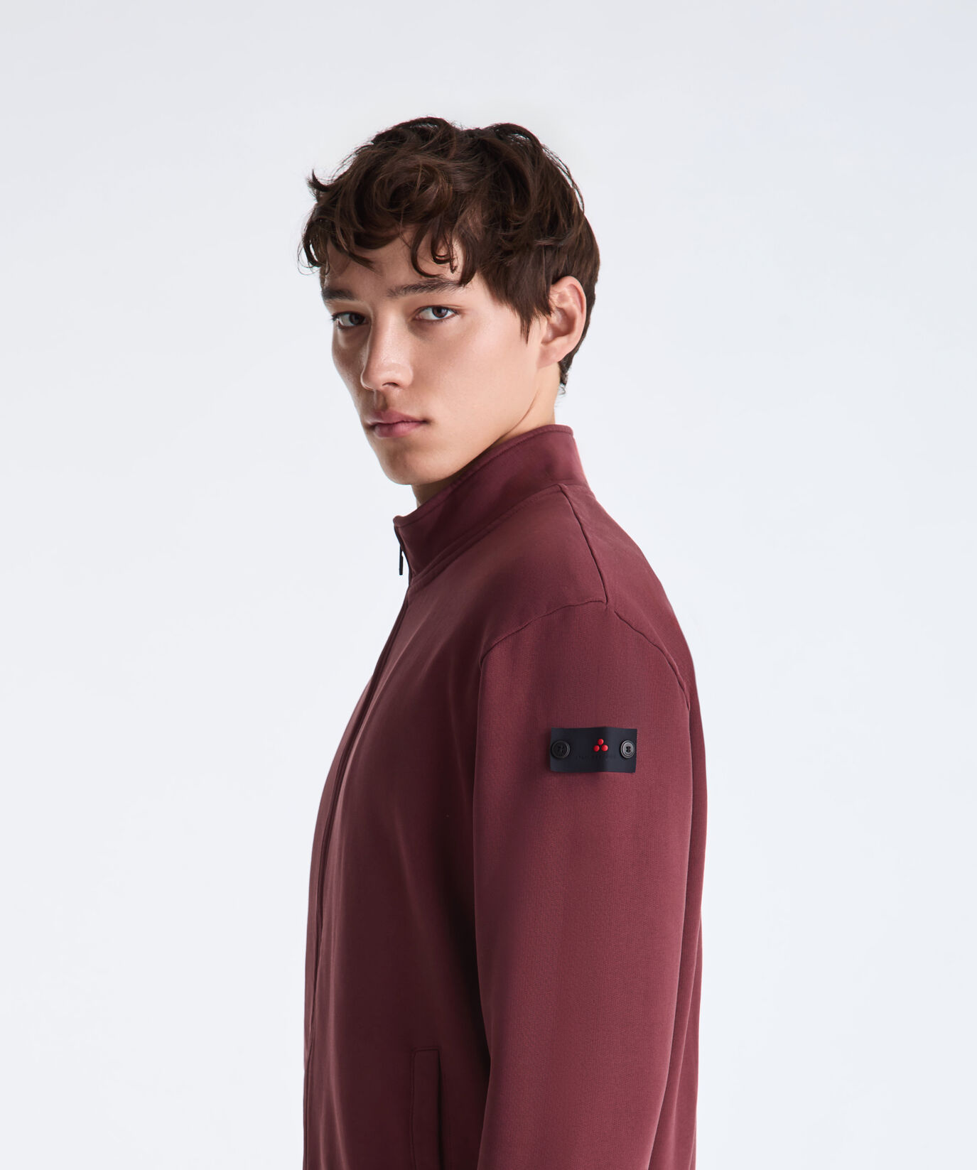 Full-Zip Sweatshirt with Stand-Up Collar  Peuterey - large