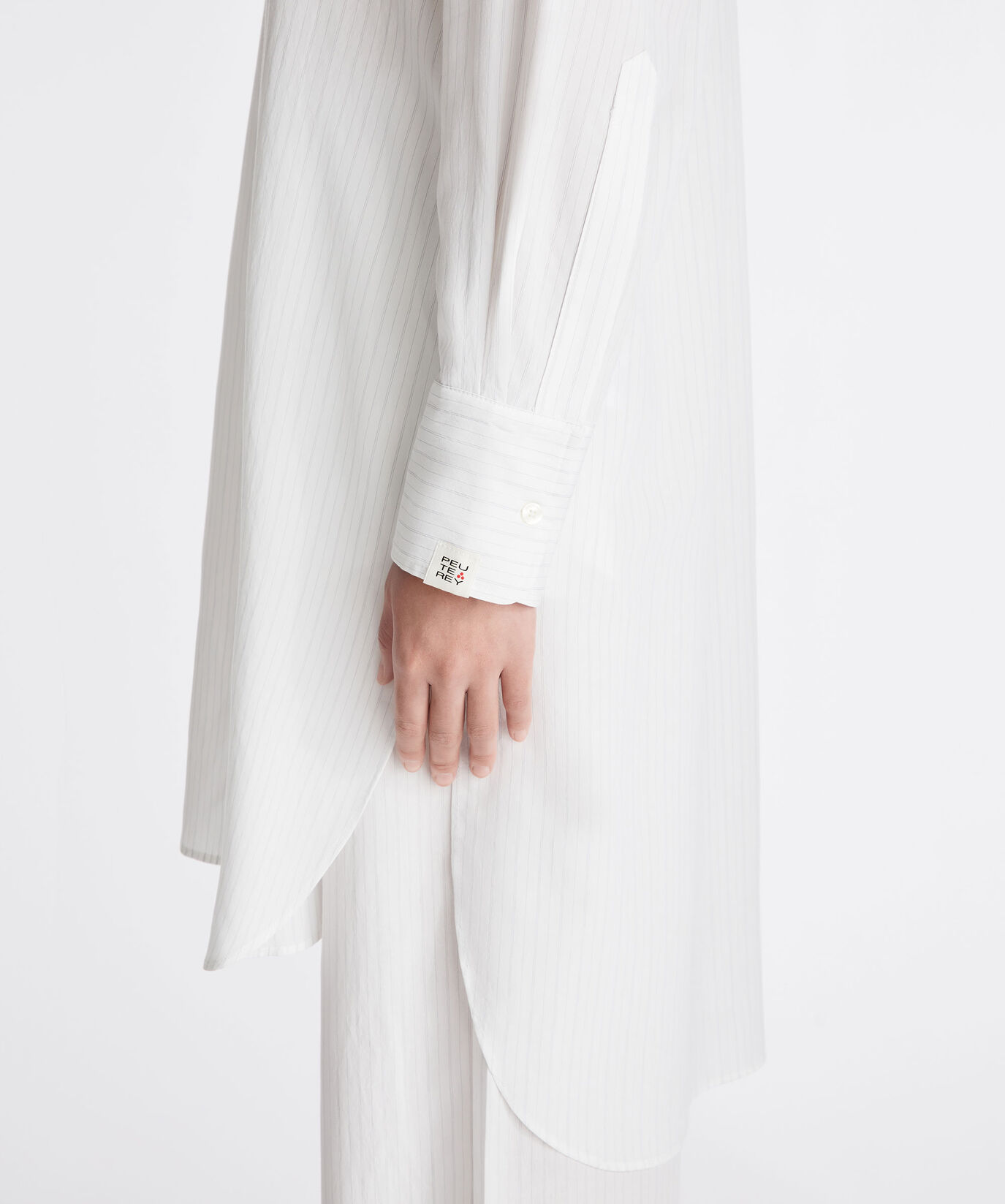 Robe chemisier &agrave; rayures  Peuterey - large