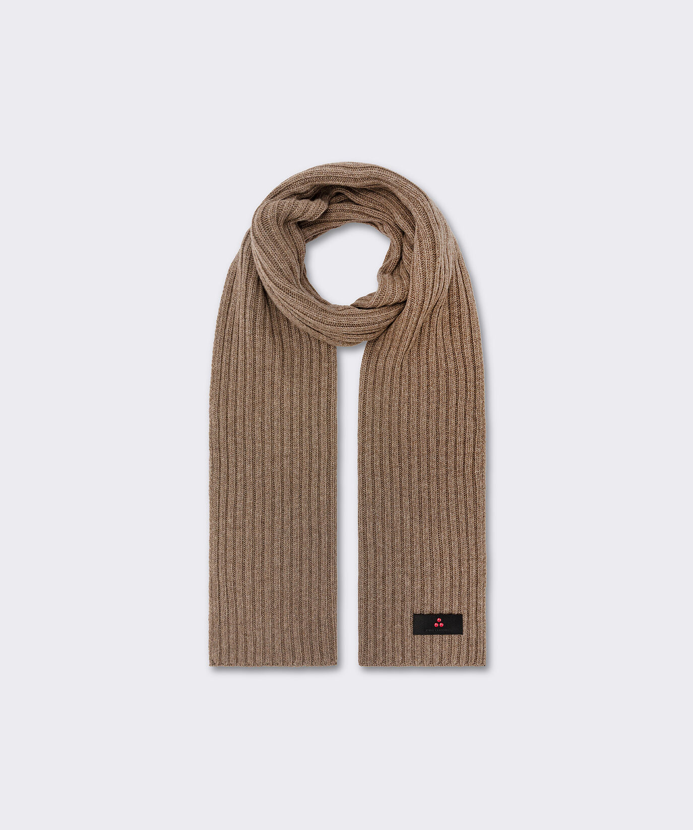 Ribbed Cashmere Blend Scarf  Peuterey - large
