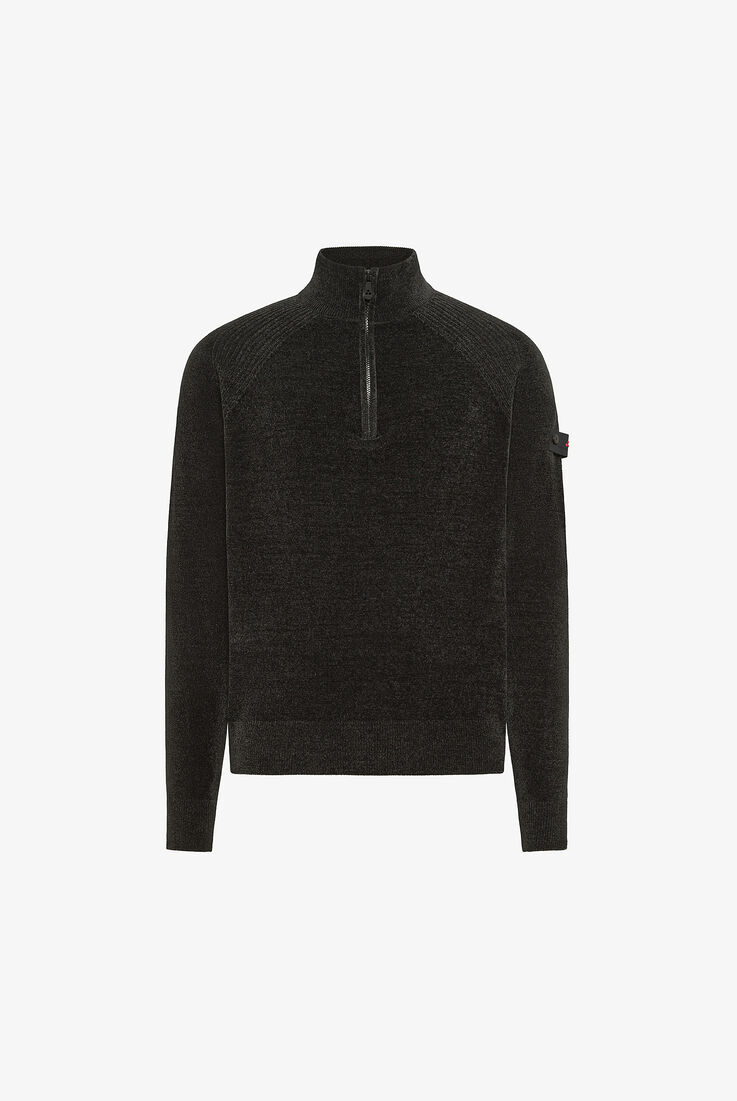 Pull demi-zip en chenille ras&eacute;e  Peuterey - still-fondo-neutro
