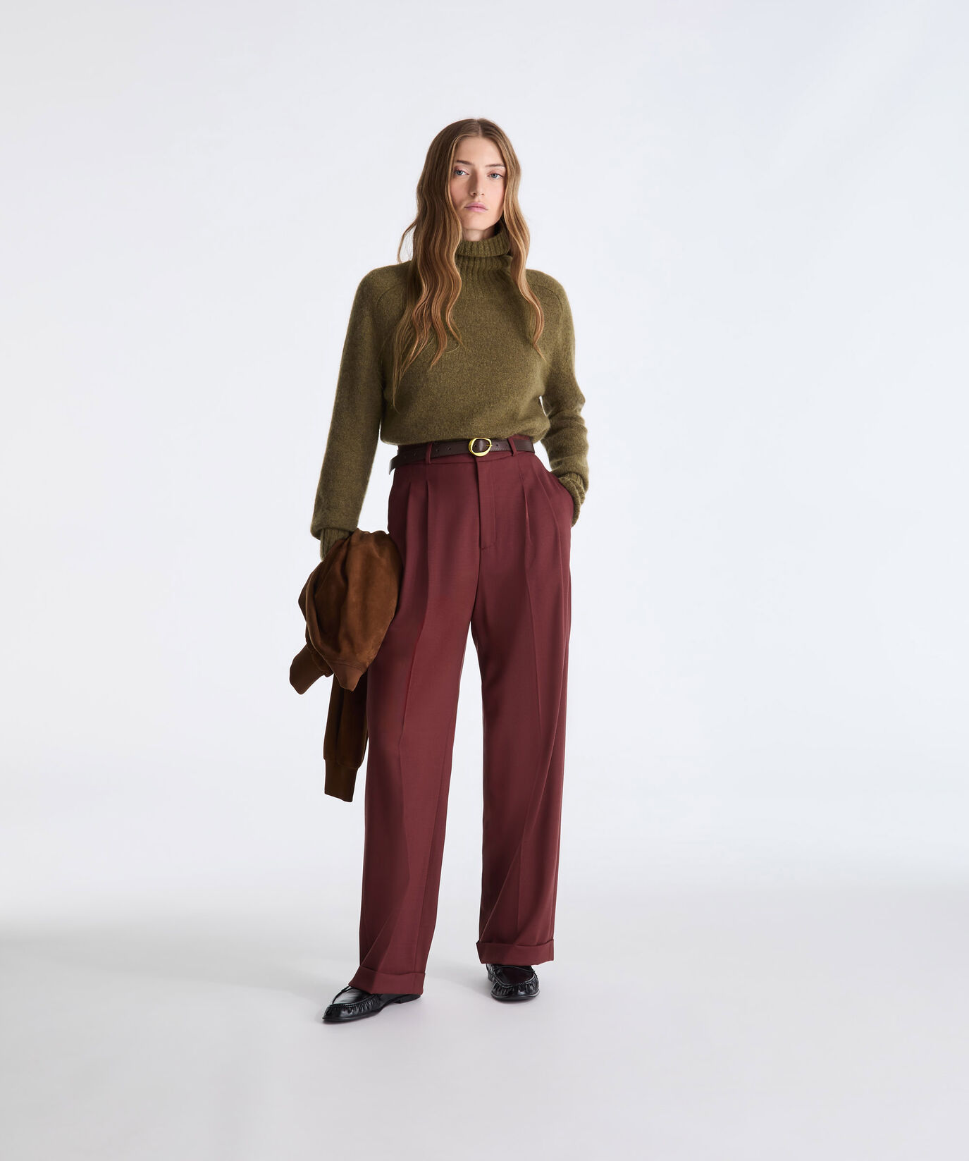 Worst Wool Blend Tailored Trousers  Peuterey - large image number 0