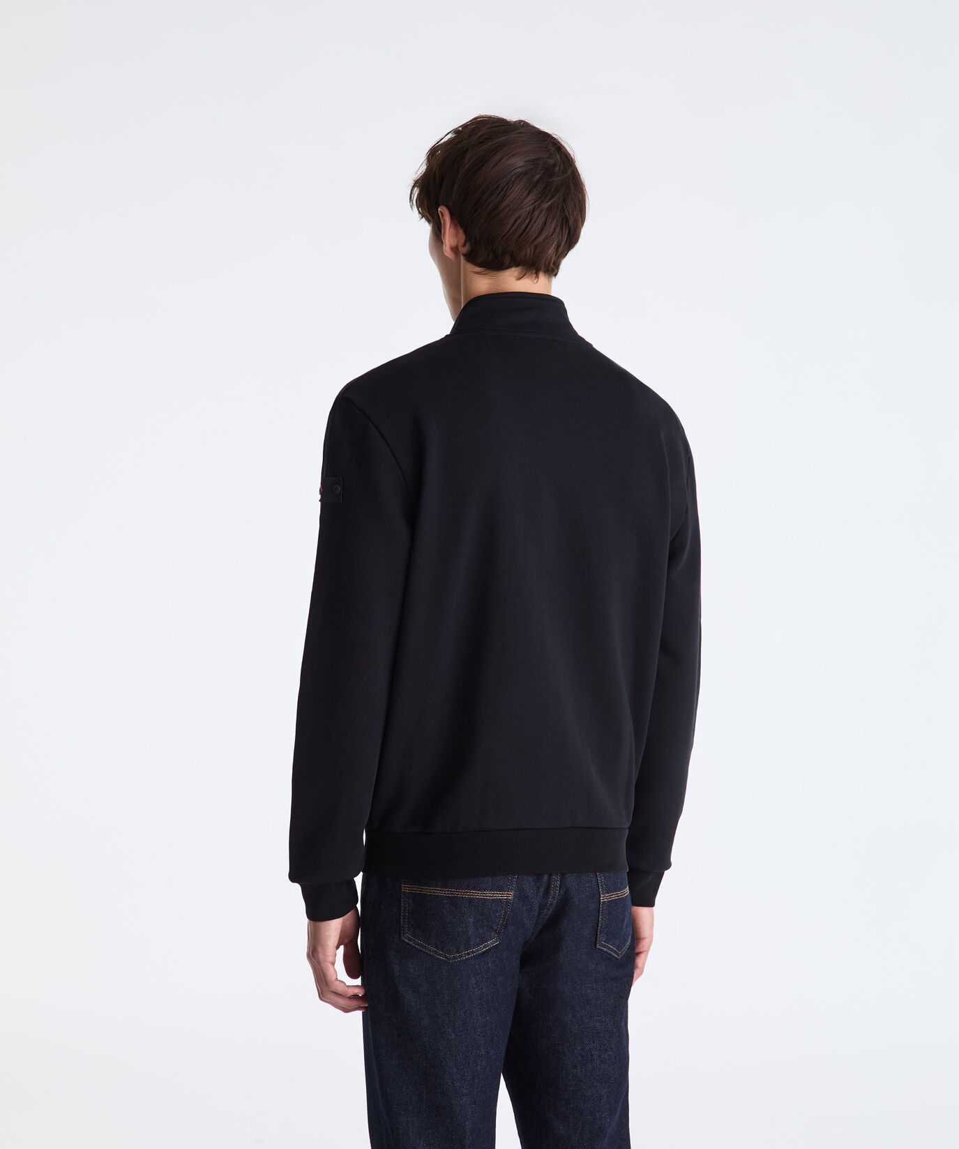 Full-Zip Sweatshirt with Stand-Up Collar  Peuterey - large