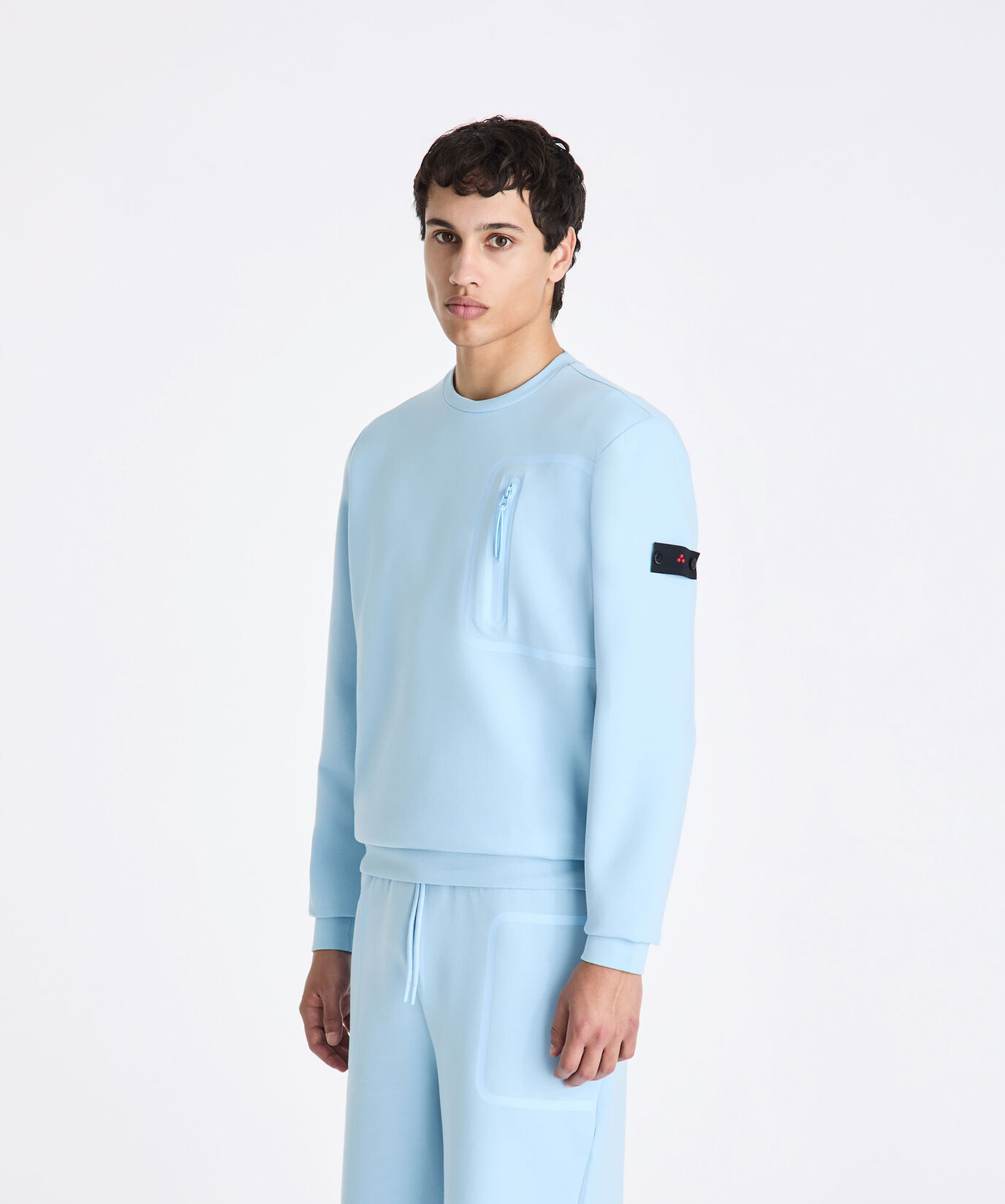 Sweatshirt with chest pocket and taping  Peuterey - large image number 1
