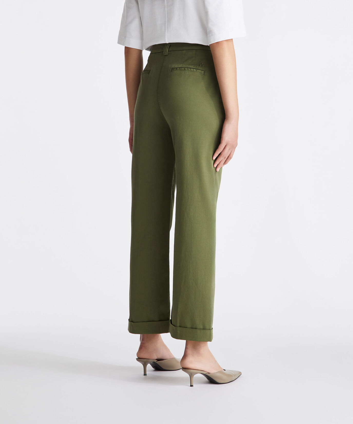 Stretch cotton gabardine trousers  Peuterey - large image number 3